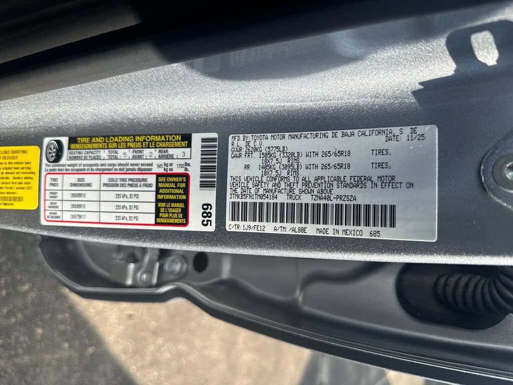Used 2026 Toyota Tacoma TRD Sport RWD image 35