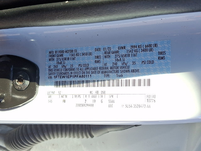 Used 2023 Ford F150 XLT w/ Equipment Group 302A High AWD/4WD image 28