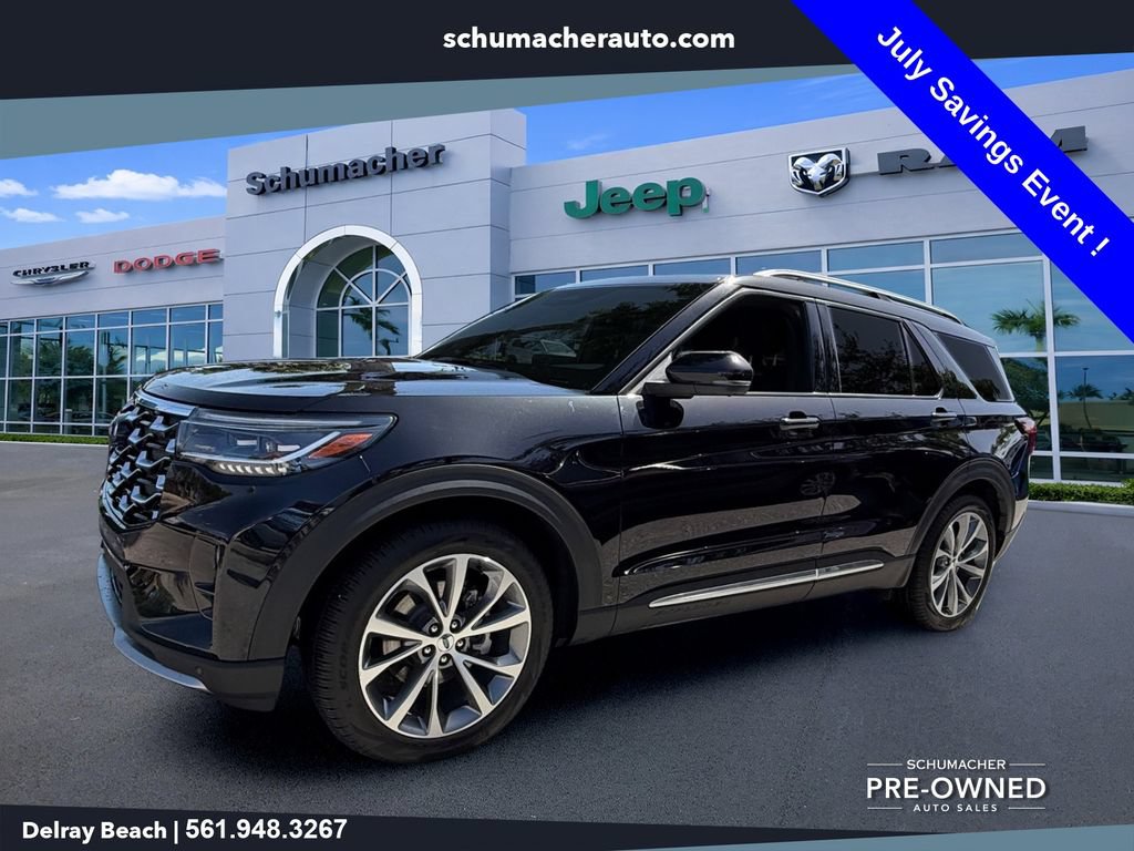 Used 2025 Ford Explorer Platinum w/ Ultimate Package RWD image 3