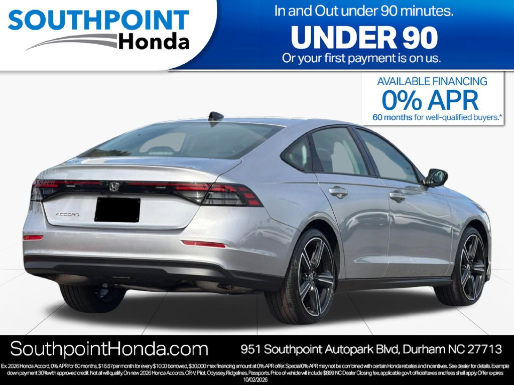 New 2026 Honda Accord SE image 3