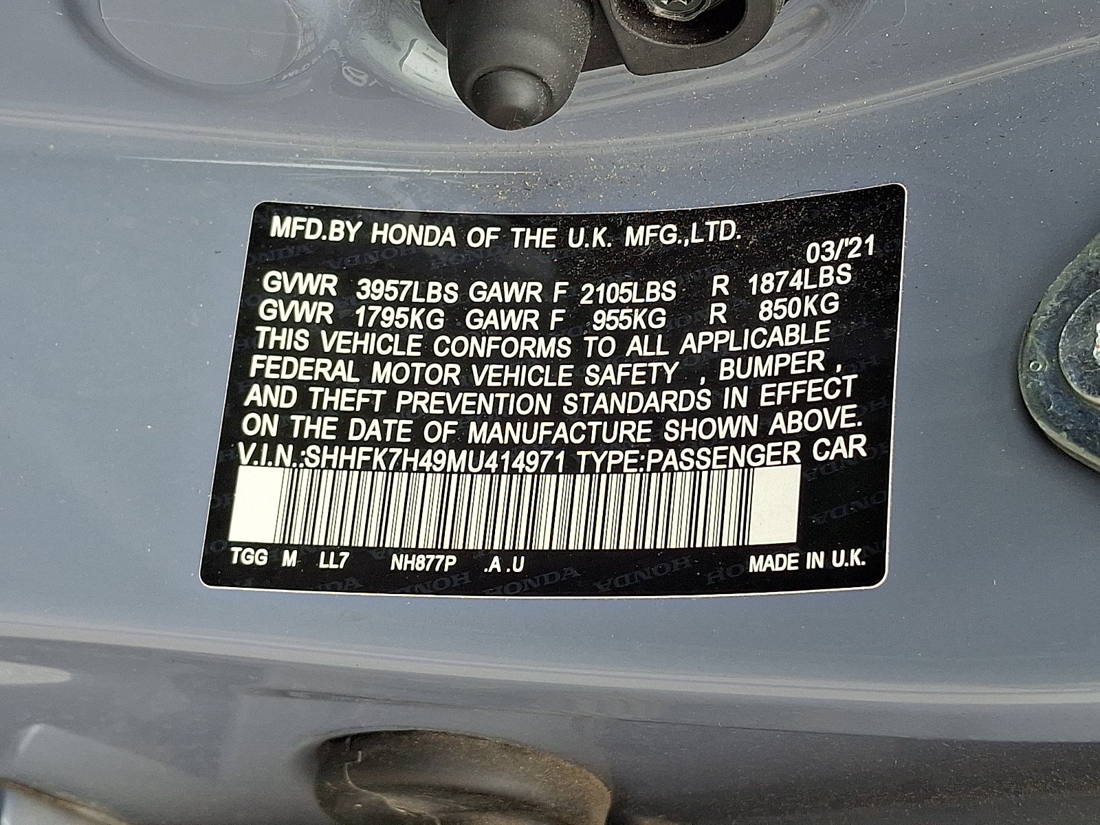 Used 2021 Honda Civic Sport image 25