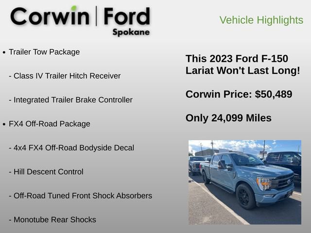 Used 2023 Ford F150 Lariat AWD/4WD image 6