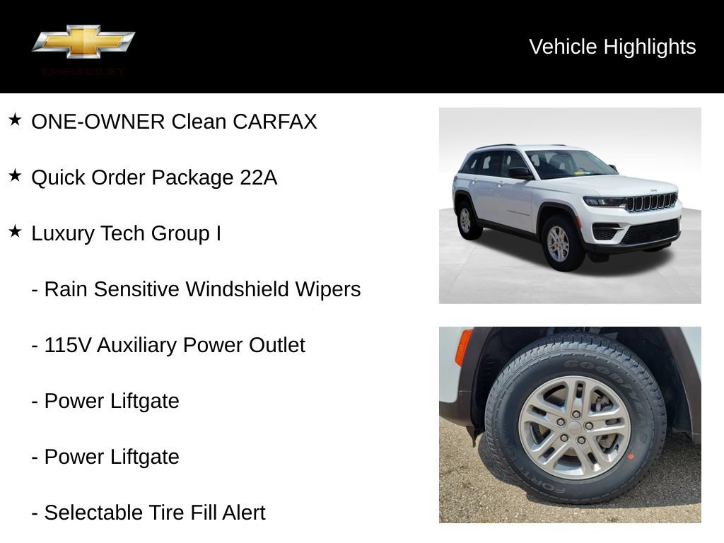 Used 2022 Jeep Grand Cherokee Laredo w/ Luxury Tech Group I AWD/4WD image 18