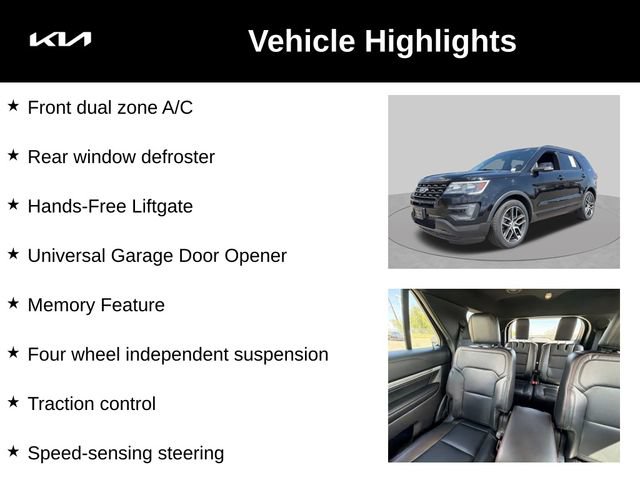 Used 2016 Ford Explorer Sport w/ Equipment Group 401A AWD/4WD image 15