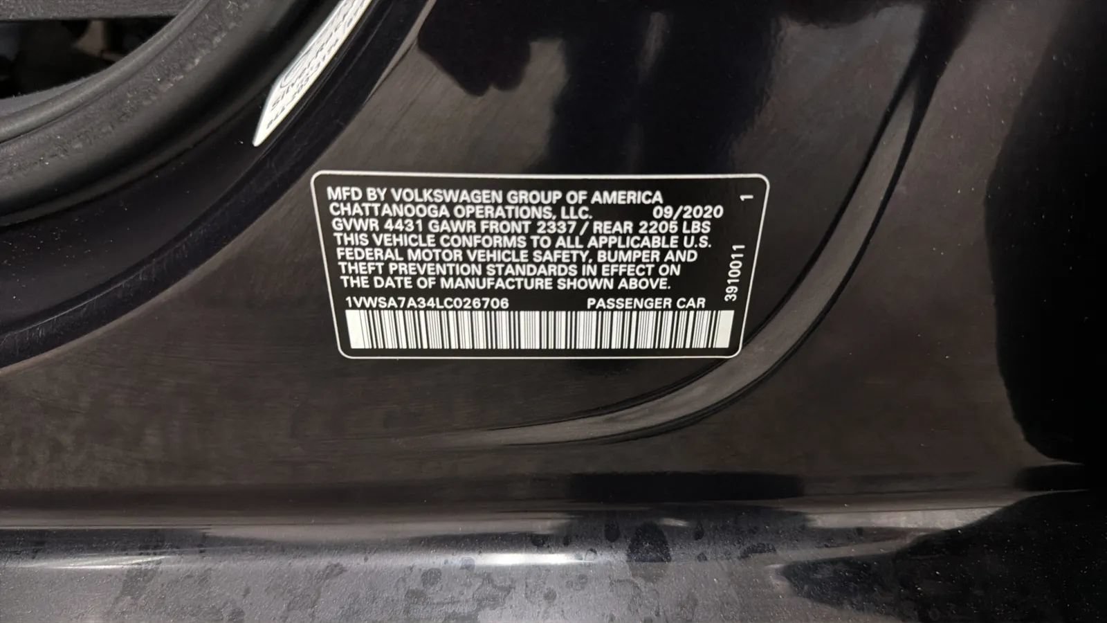 Used 2020 Volkswagen Passat 2.0T SE FWD image 22