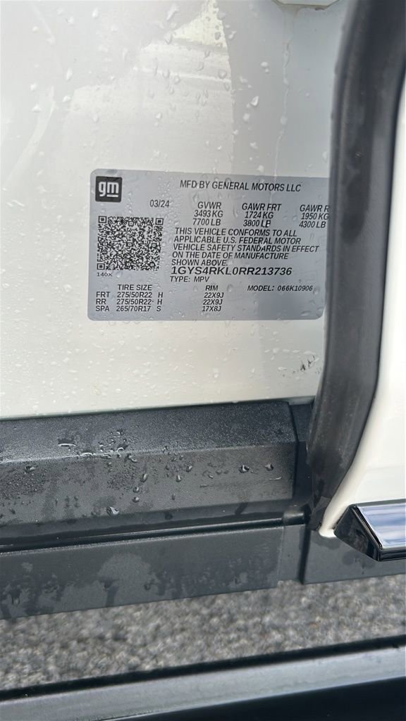 Used 2024 Cadillac Escalade ESV Sport Platinum w/ LPO, ONYX Package image 69