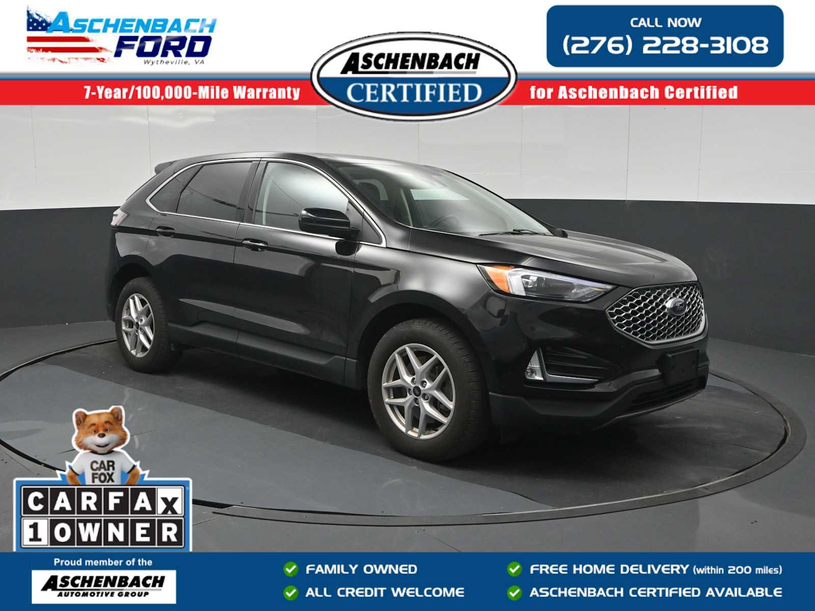 Certified 2024 Ford Edge SEL w/ Convenience Package