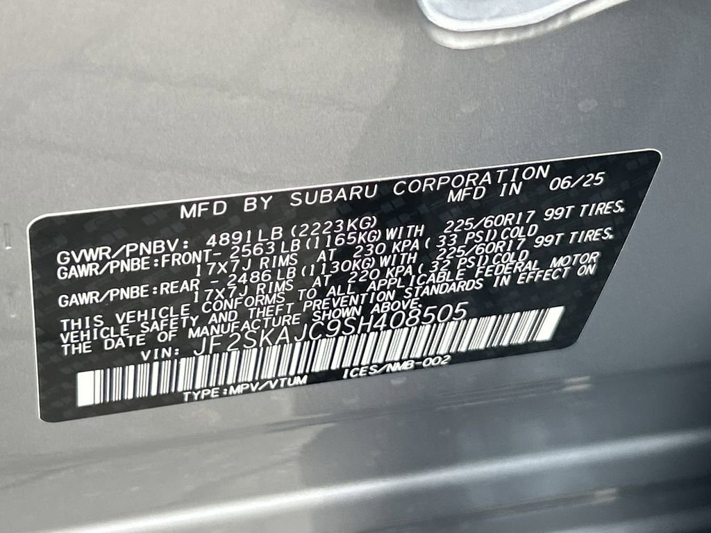 New 2025 Subaru Forester Wilderness w/ Wilderness Package image 34