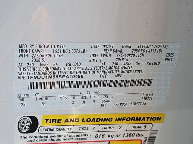 Certified 2025 Ford Expedition Platinum AWD/4WD image 34
