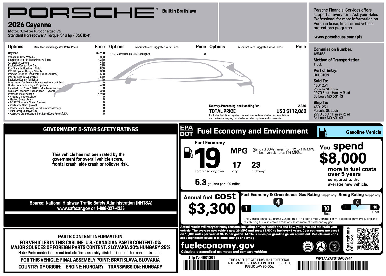 New 2026 Porsche Cayenne AWD/4WD image 49