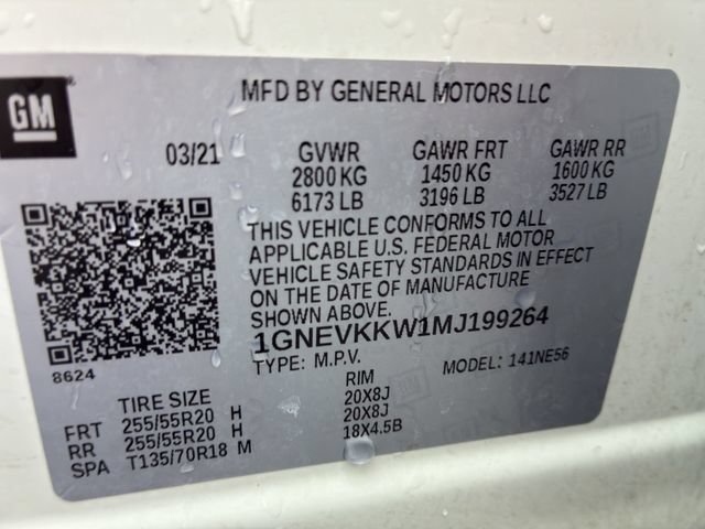 Certified 2021 Chevrolet Traverse Premier w/ Redline Edition AWD/4WD image 16