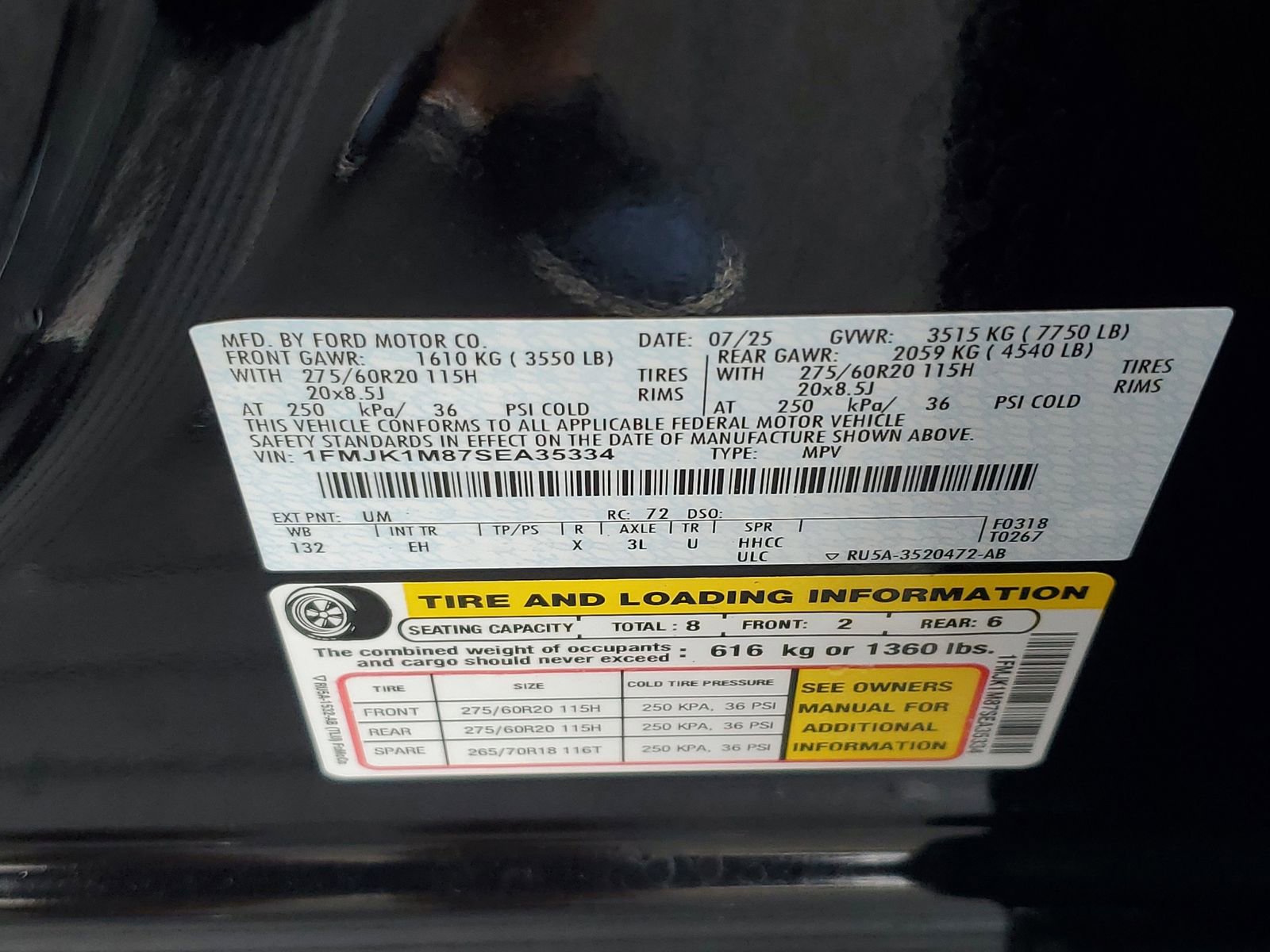 Certified 2025 Ford Expedition Max Platinum AWD/4WD image 35