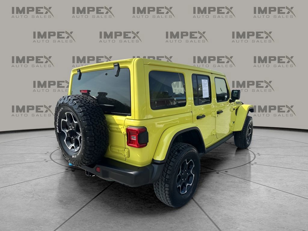 Used 2023 Jeep Wrangler Unlimited Rubicon 4xe w/ Steel Bumper Group AWD/4WD image 5