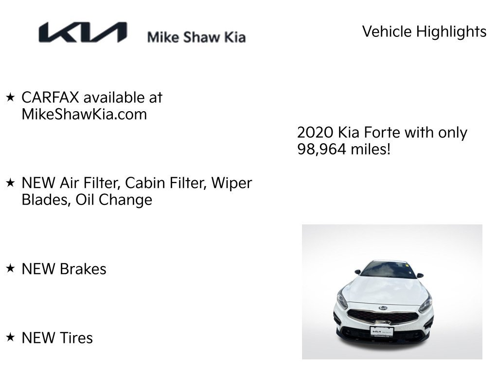 Used 2020 Kia Forte GT-Line w/ GT-Line Premium Package FWD image 7