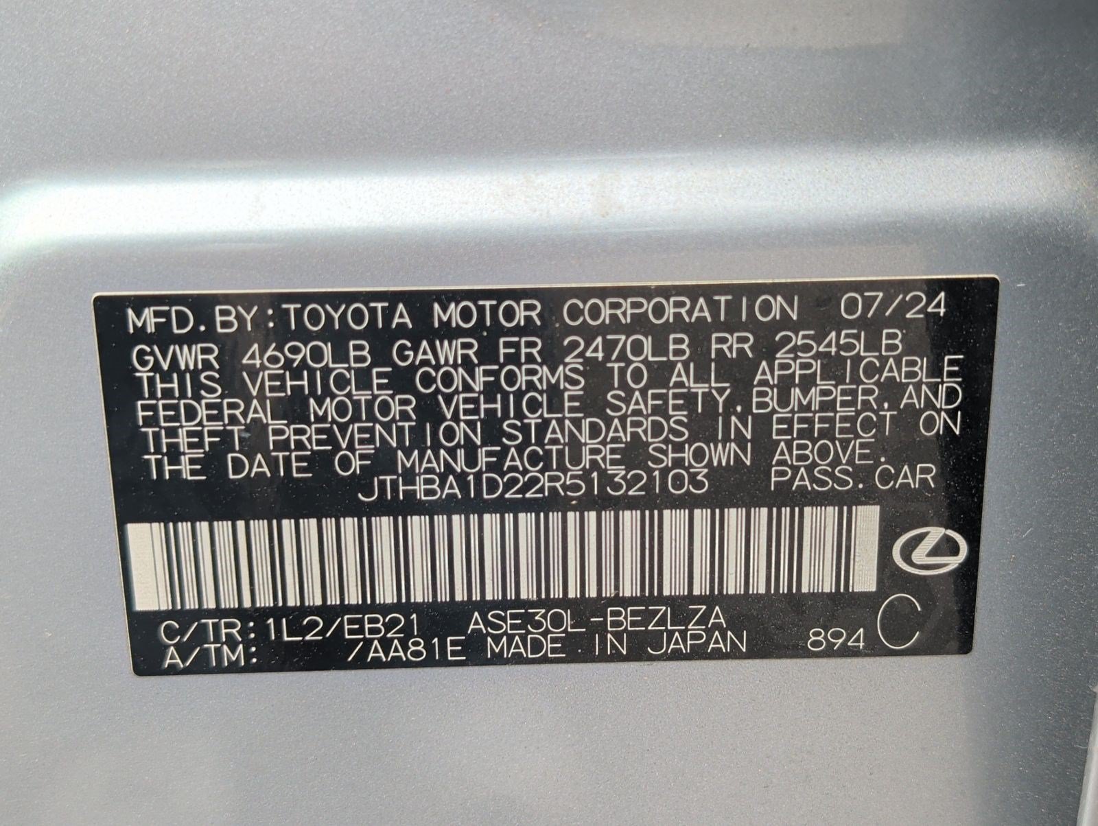 Certified 2024 Lexus IS 300 F Sport RWD image 29
