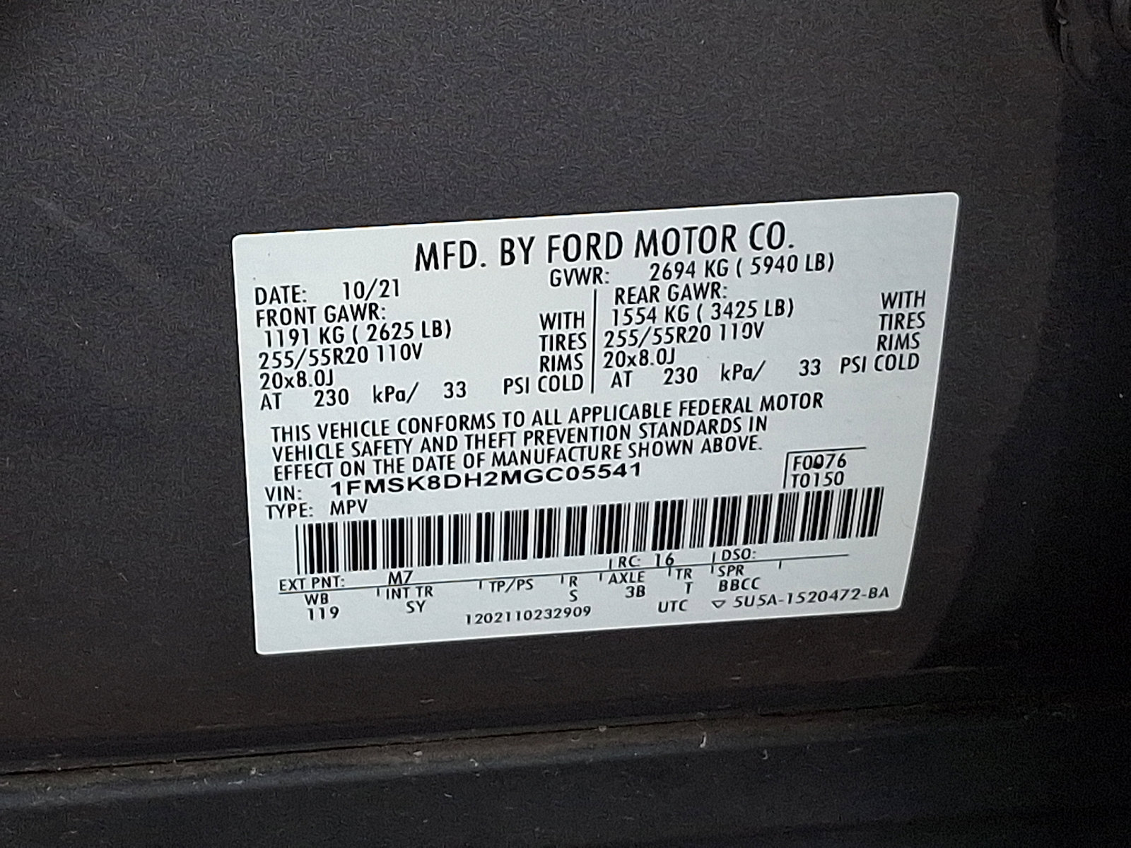Used 2021 Ford Explorer XLT w/ Equipment Group 202A image 28