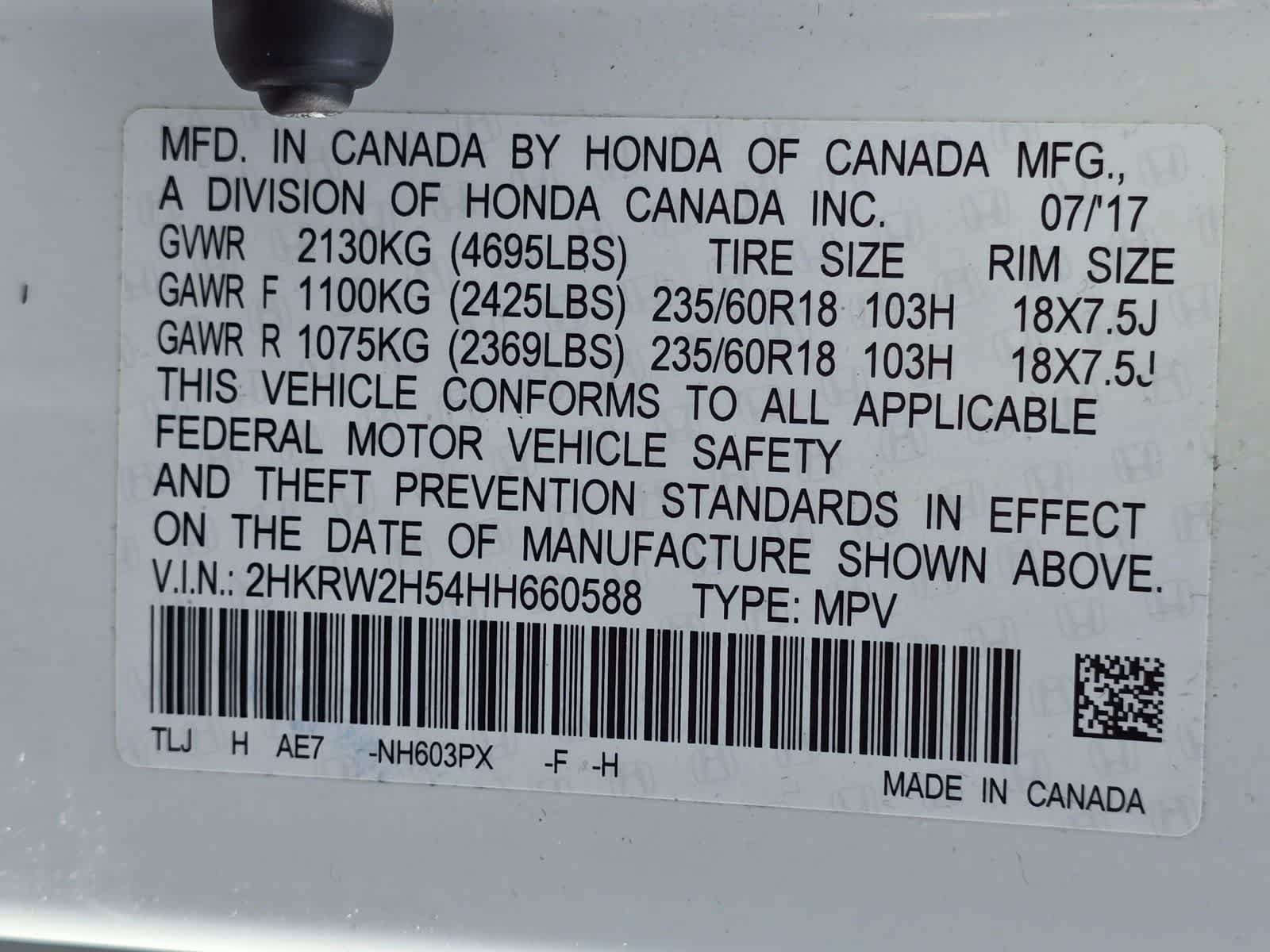 Used 2017 Honda CR-V EX image 30