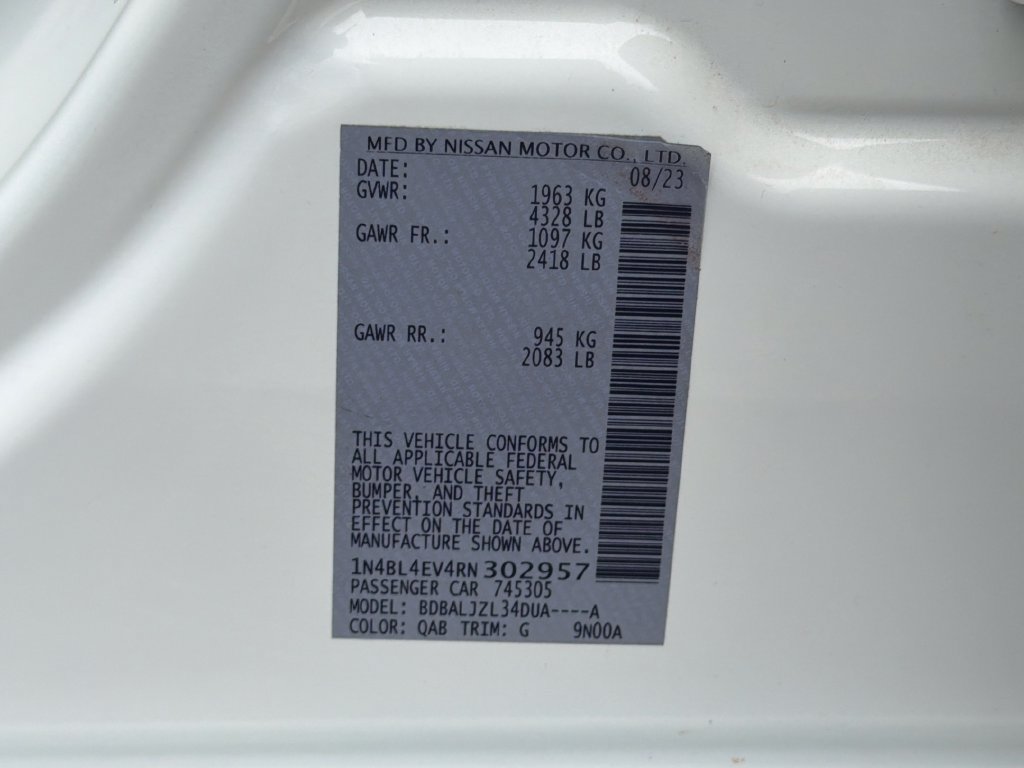 Certified 2024 Nissan Altima 2.5 SL FWD image 32