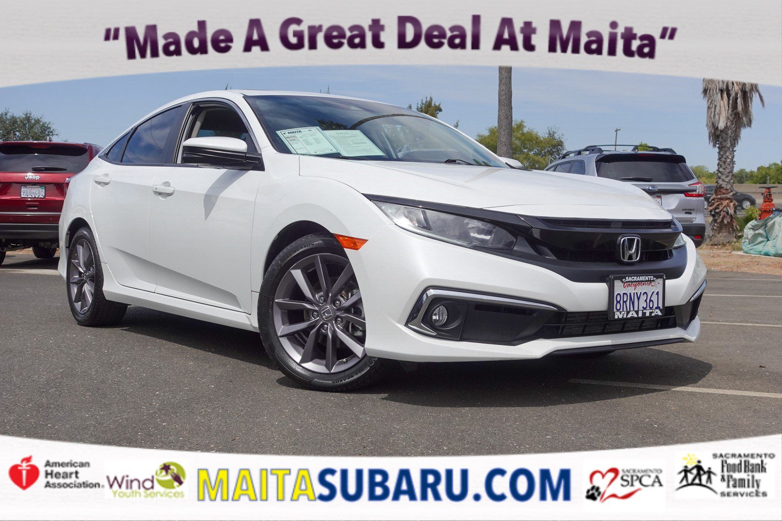 Used 2020 Honda Civic EX image 1