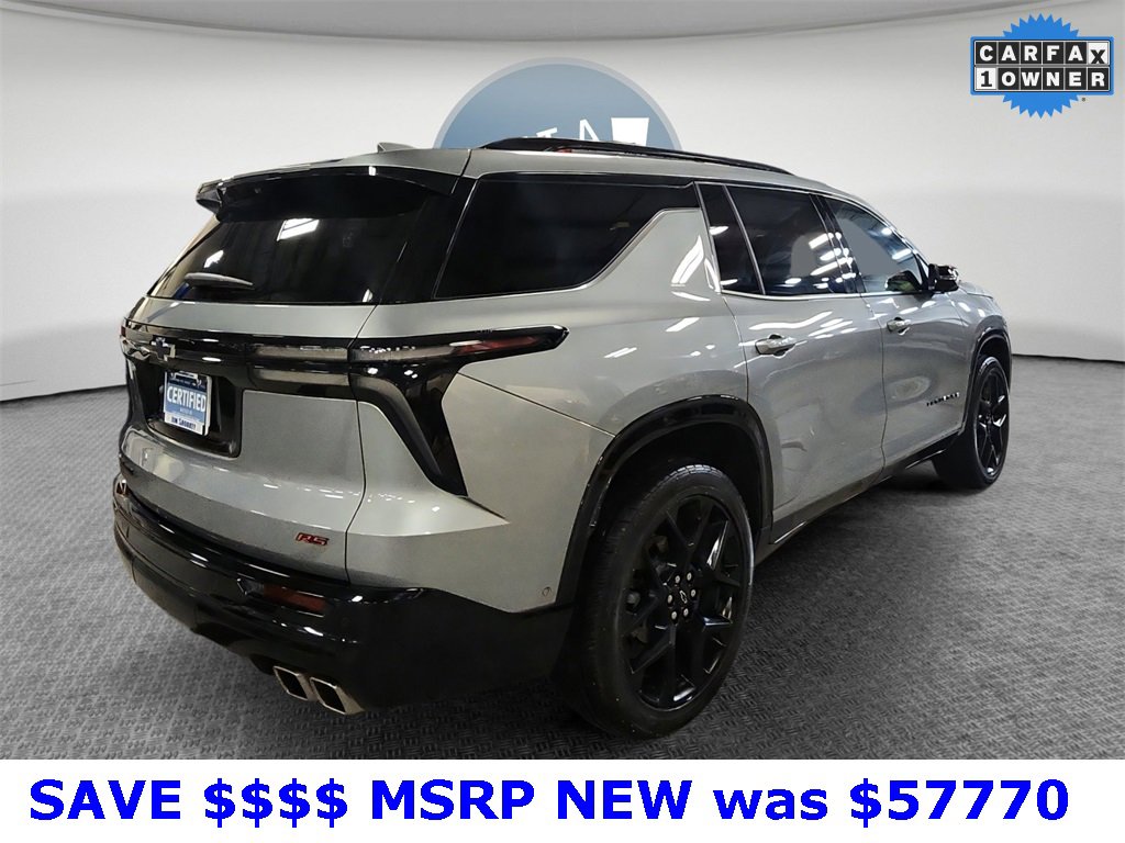 Certified 2024 Chevrolet Traverse RS w/ LPO, Floor Liner Package image 3