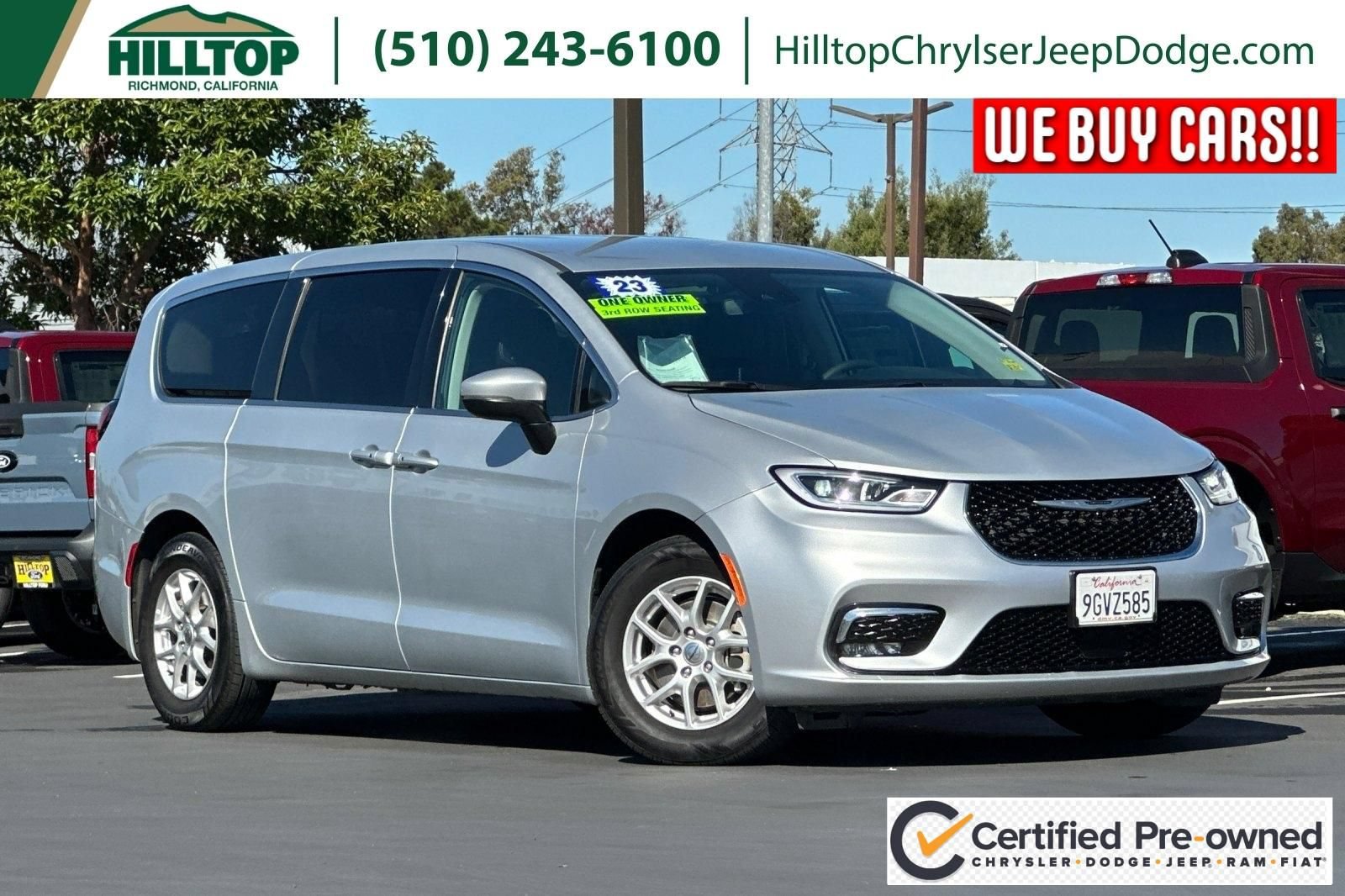 Certified 2023 Chrysler Pacifica Touring-L FWD image 1