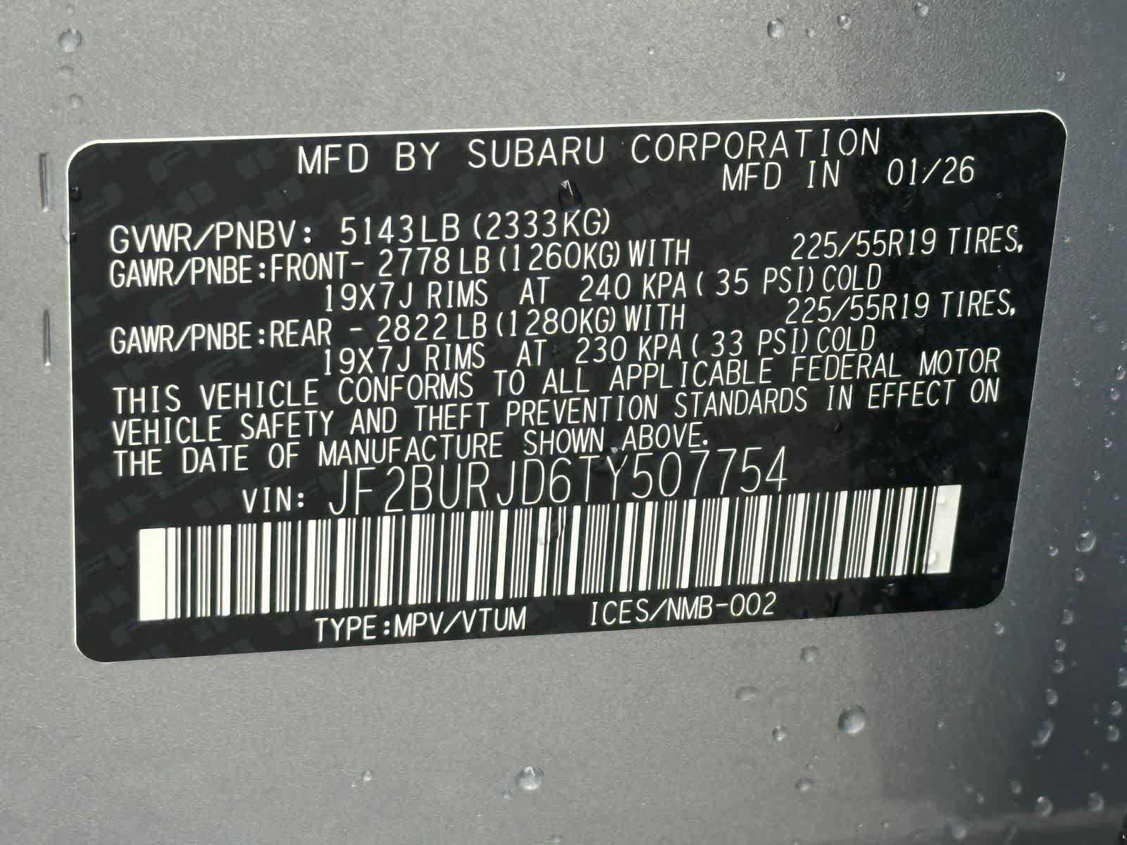 New 2026 Subaru Outback Touring XT AWD/4WD image 27