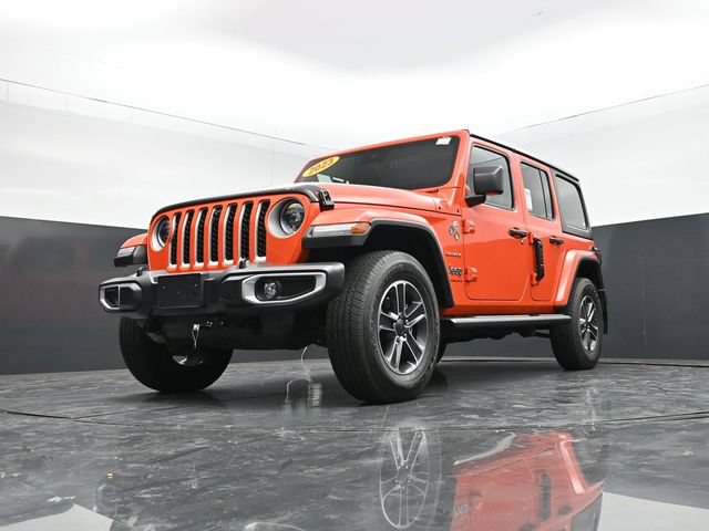 Used 2023 Jeep Wrangler Unlimited Sahara w/ LED Lighting Group AWD/4WD image 49