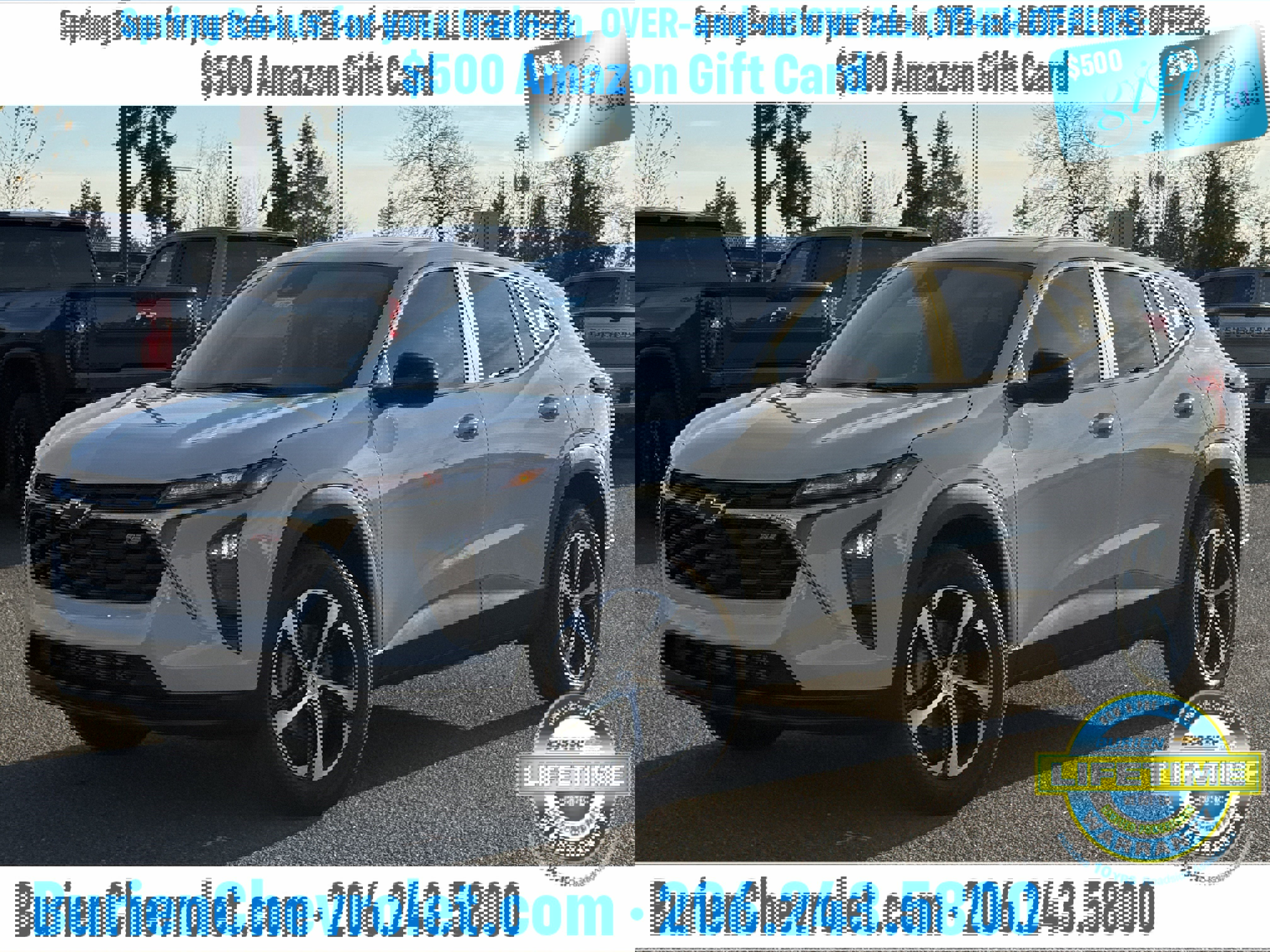 New 2026 Chevrolet Trax RS w/ Sunroof Package