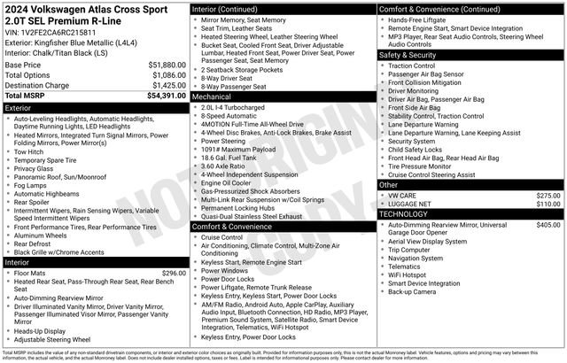 Used 2024 Volkswagen Atlas Cross Sport SEL Premium R-Line image 7