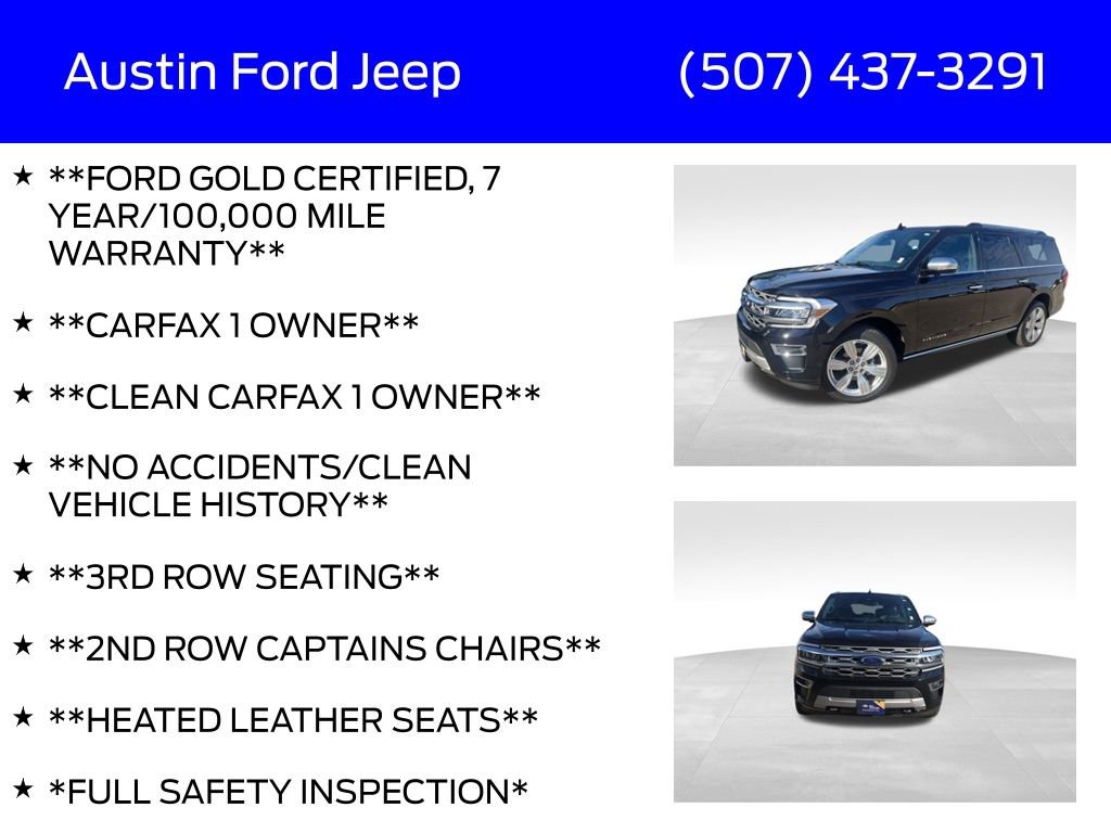 Certified 2024 Ford Expedition Max Platinum image 7