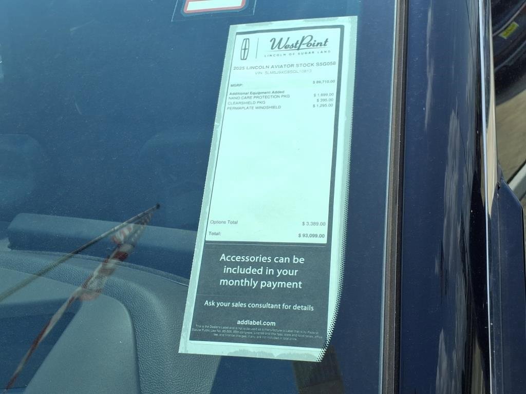 New 2025 Lincoln Aviator Black Label image 16