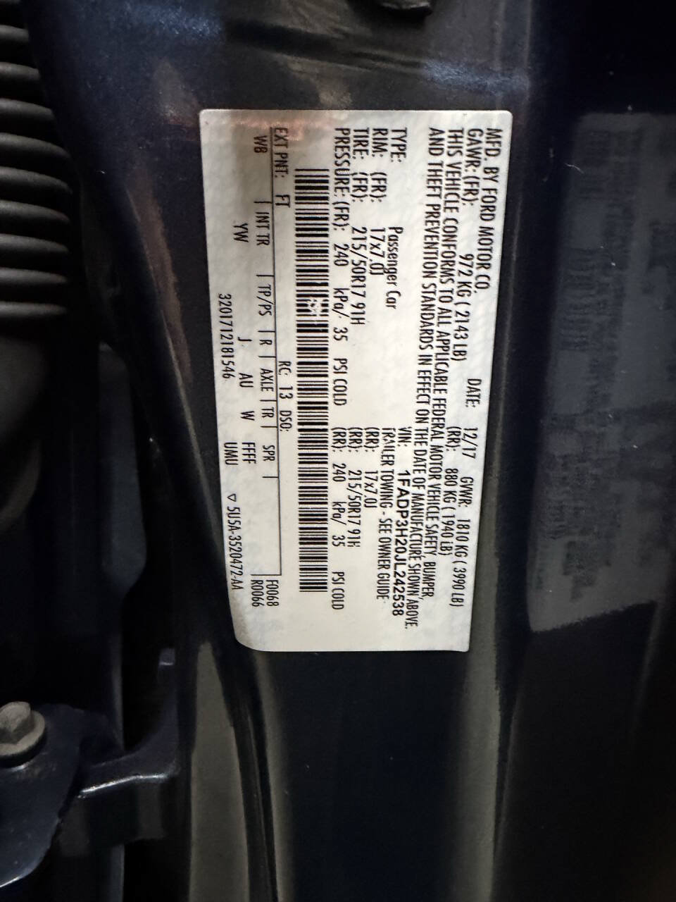 Used 2018 Ford Focus SEL w/ Cold Weather Package FWD image 30