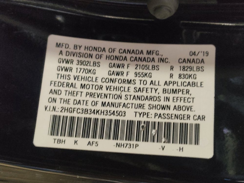 Used 2019 Honda Civic EX image 33