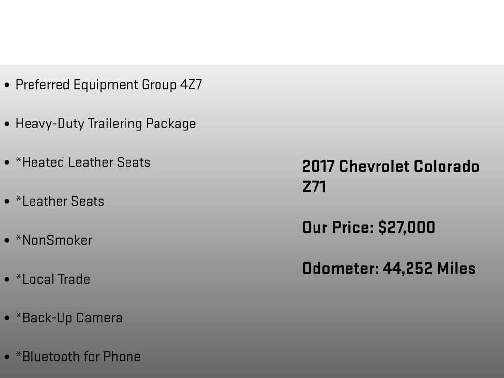 Used 2017 Chevrolet Colorado Z71 AWD/4WD image 6