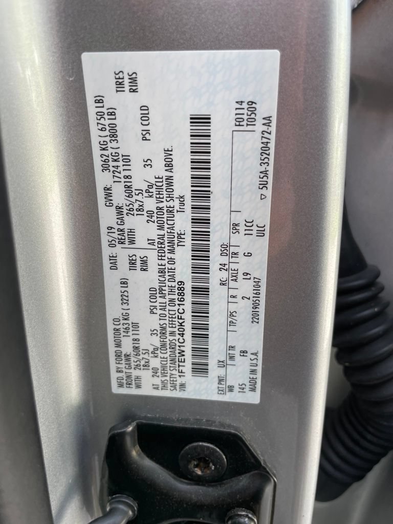 Used 2019 Ford F150 XLT w/ Equipment Group 302A Luxury RWD image 14