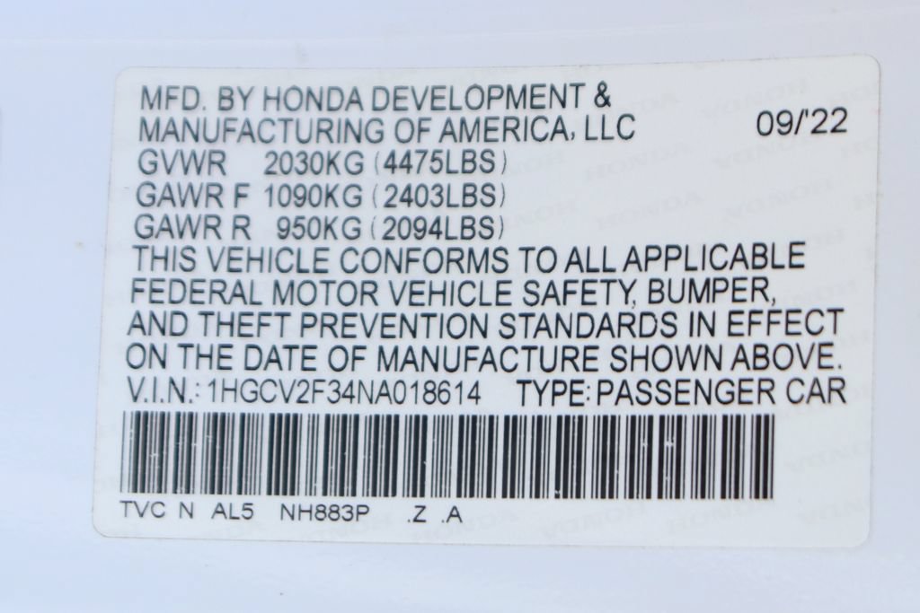 Used 2022 Honda Accord Sport image 44