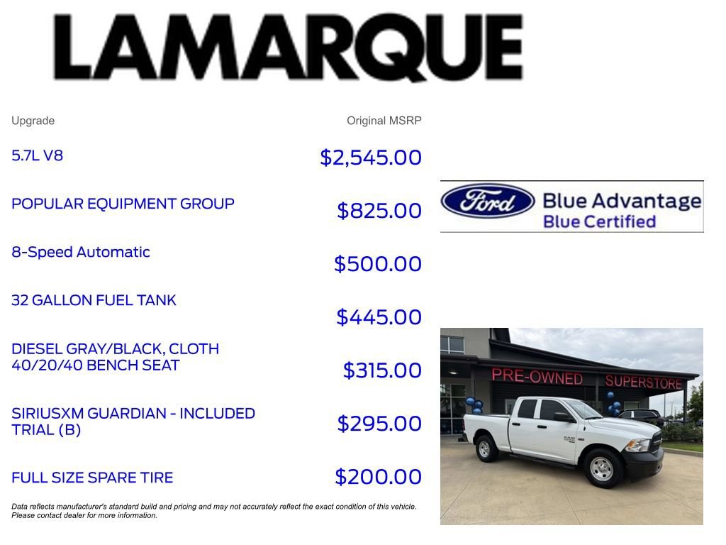 Used 2024 RAM 1500 Tradesman w/ Popular Equipment Group RWD image 10