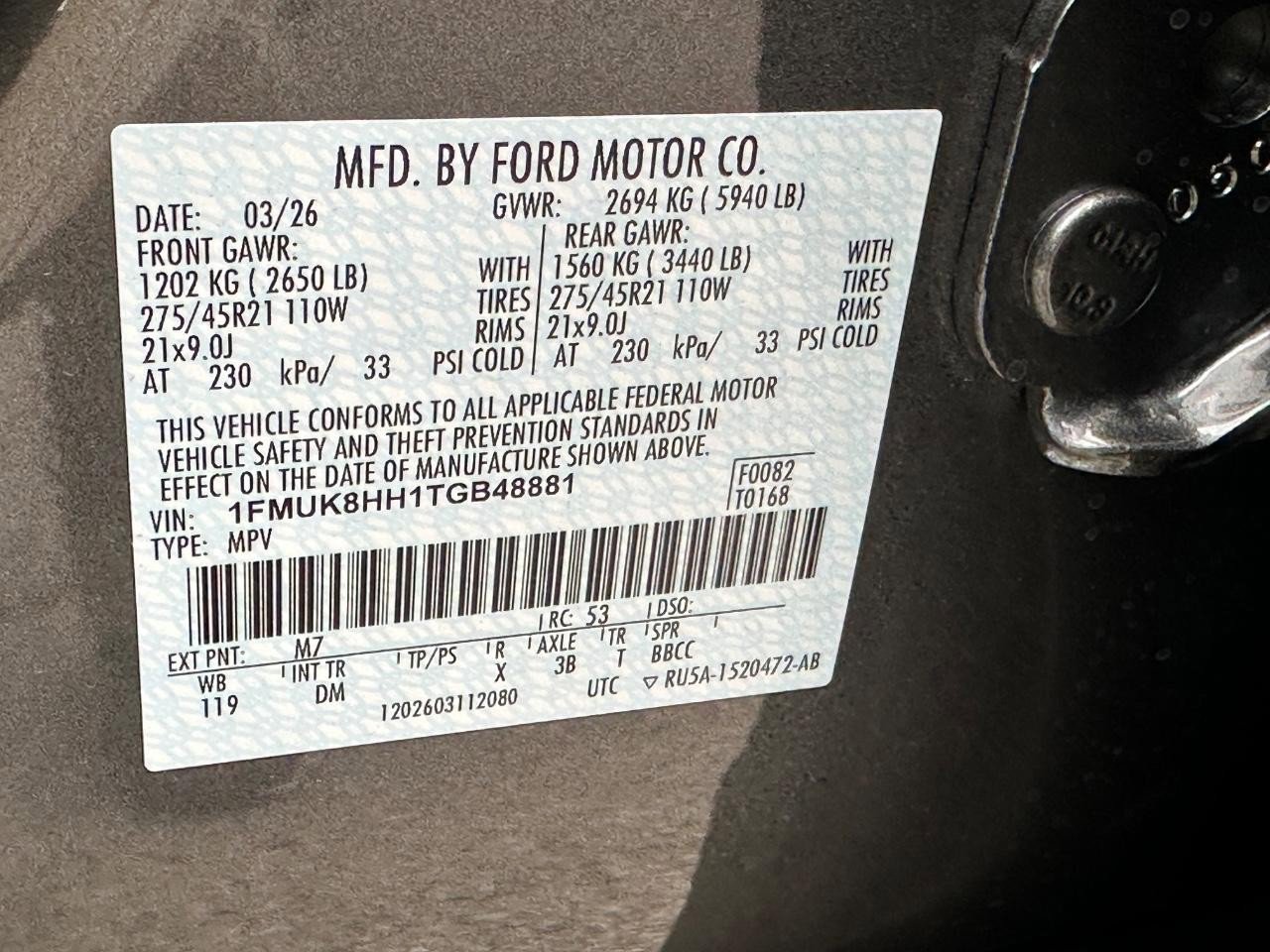 New 2026 Ford Explorer Platinum image 18