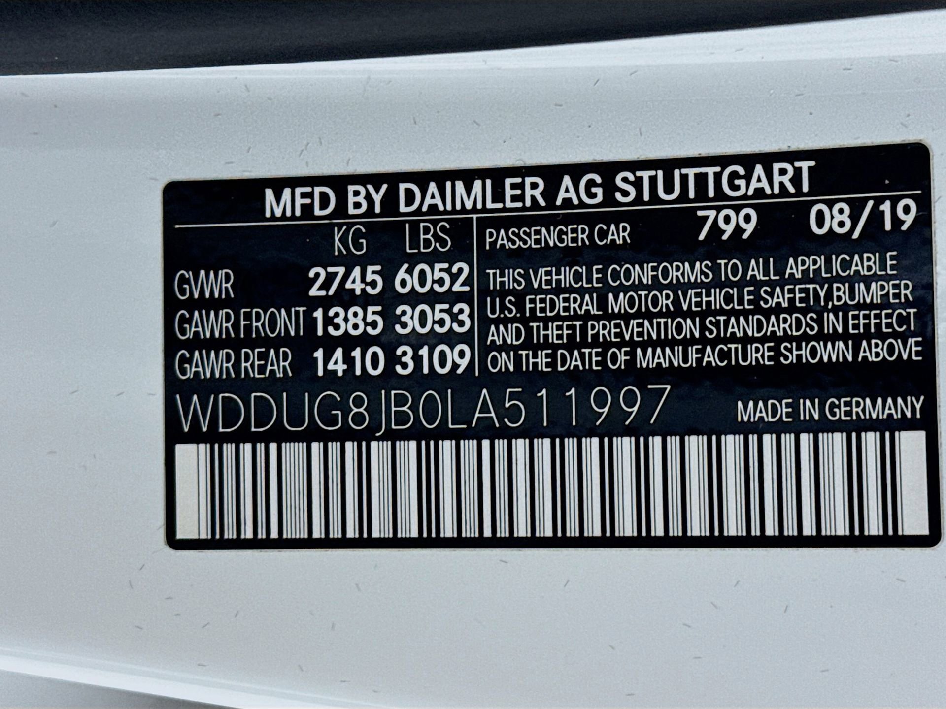 Certified 2020 Mercedes-Benz S 63 AMG 4MATIC Sedan image 35