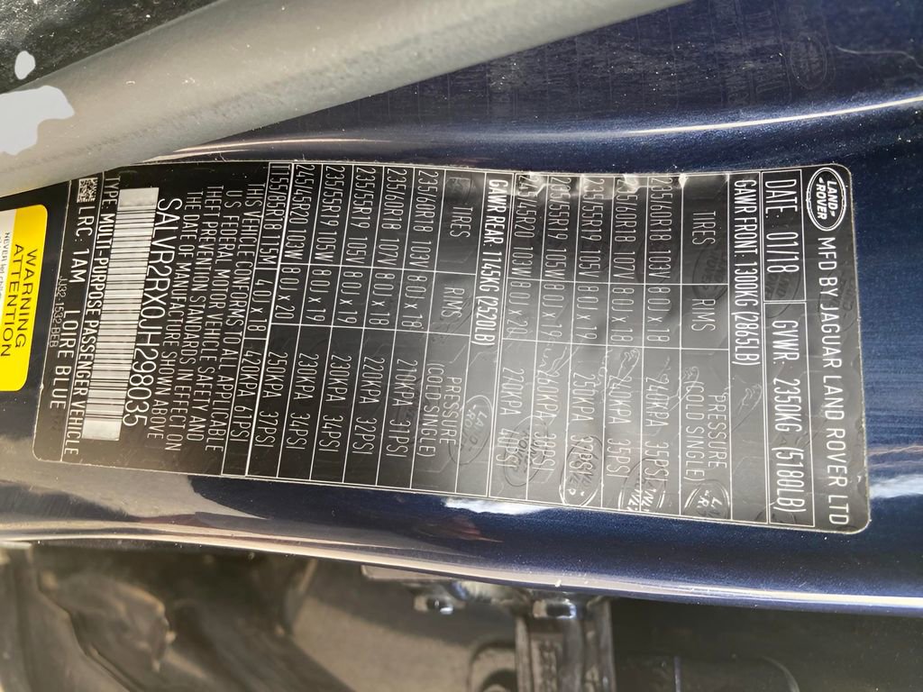 Used 2018 Land Rover Range Rover Evoque HSE image 35