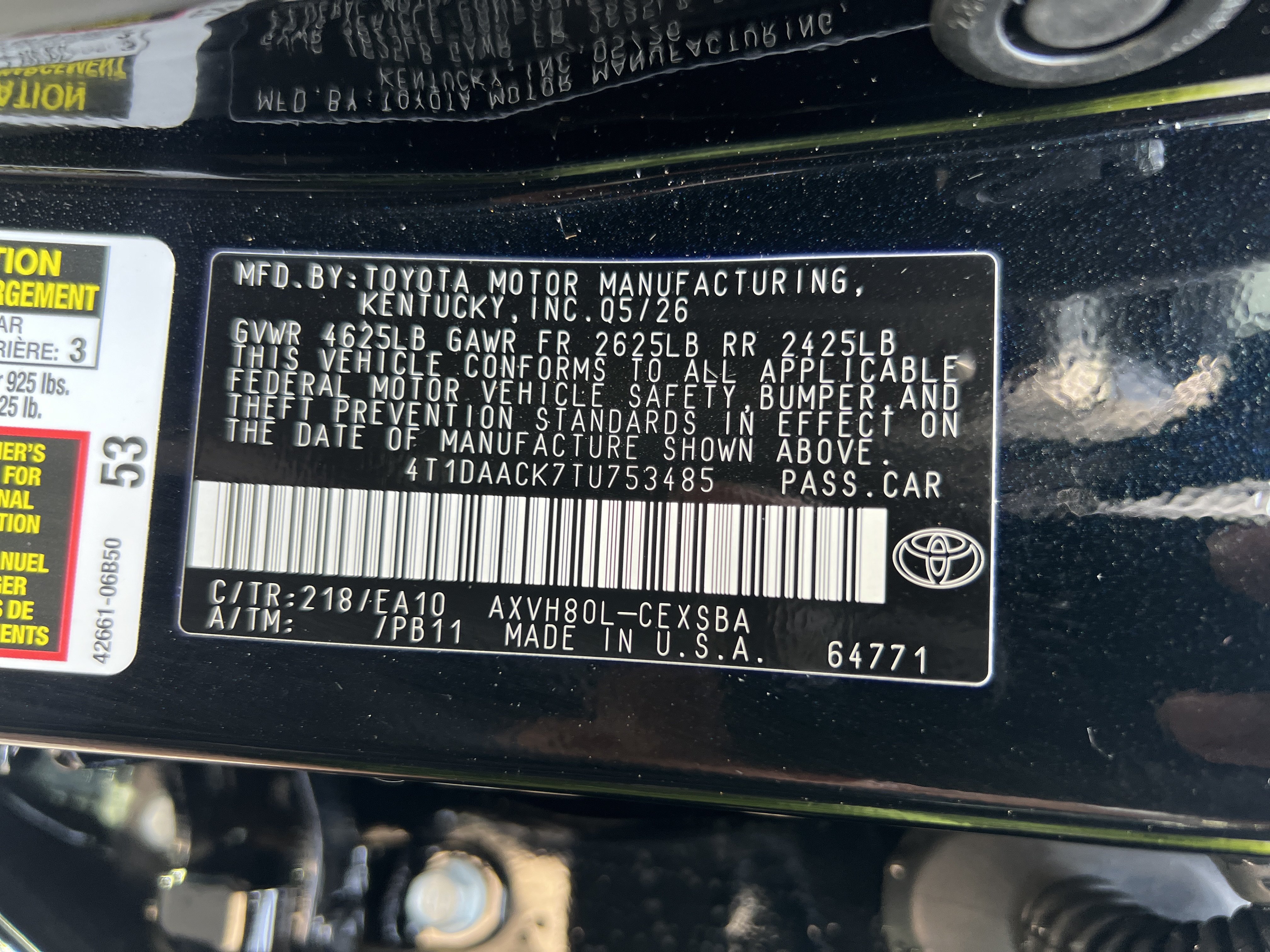 New 2026 Toyota Camry SE w/ Convenience Package FWD image 35