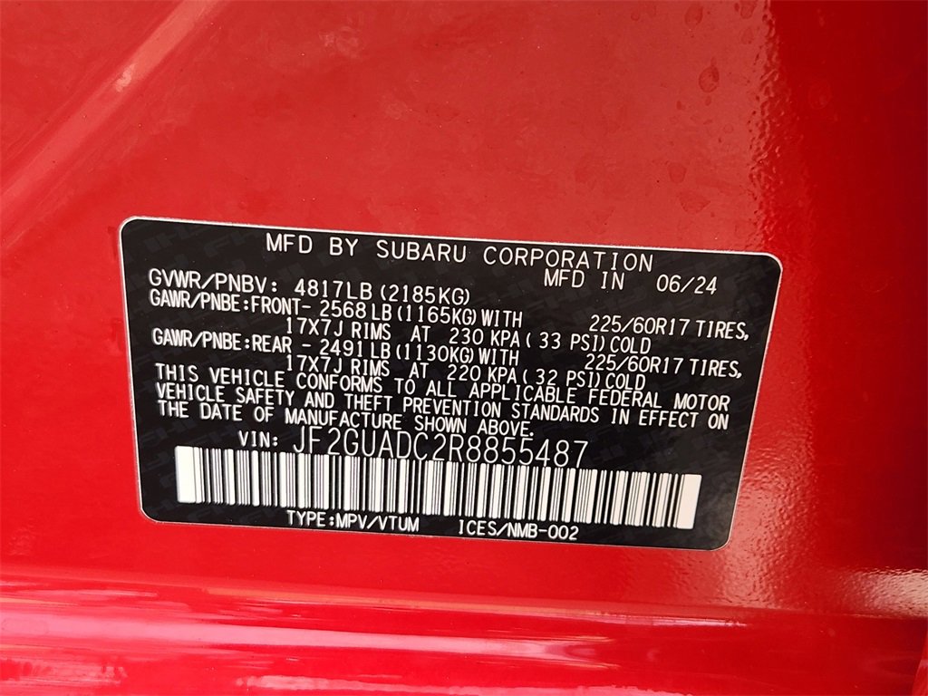 Used 2024 Subaru Crosstrek 2.0i Premium w/ Crosstrek Mirror Package image 30