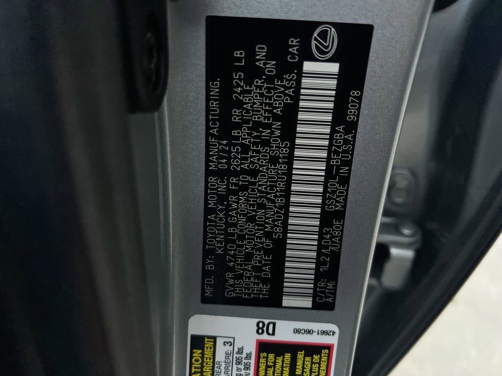 Certified 2024 Lexus ES 350 w/ Premium Package image 22