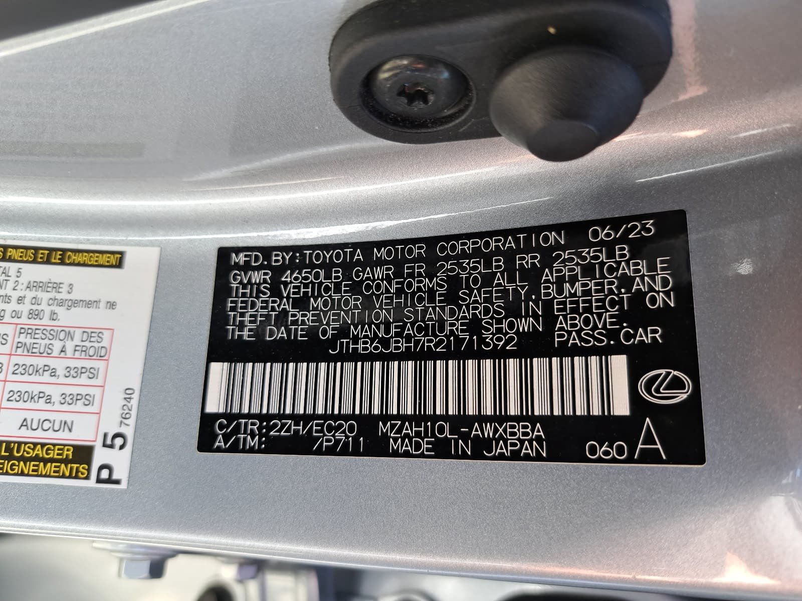 Used 2024 Lexus UX 250h F Sport FWD image 40