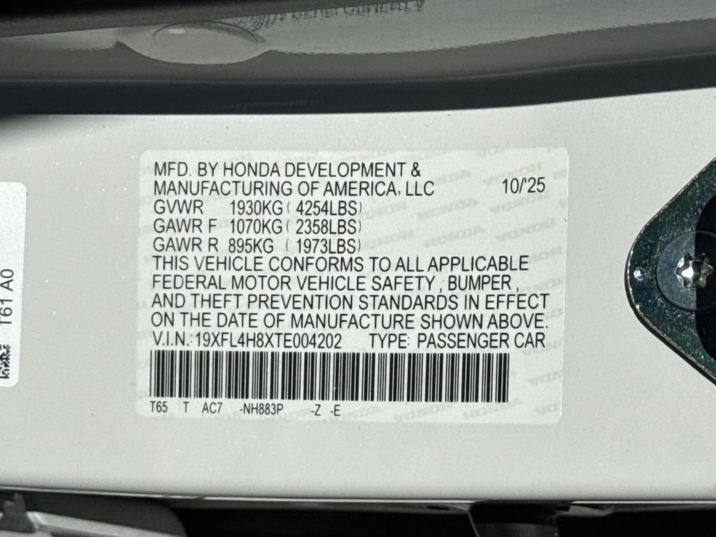 New 2026 Honda Civic Sport image 28