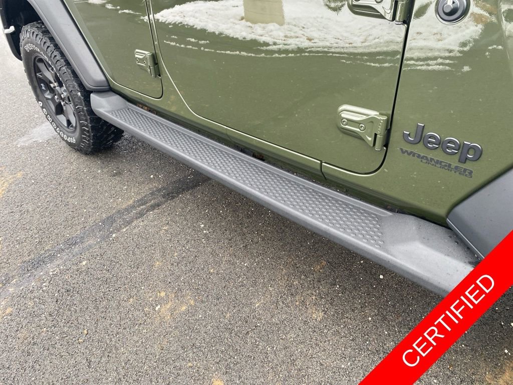 Certified 2022 Jeep Wrangler Unlimited Willys image 11