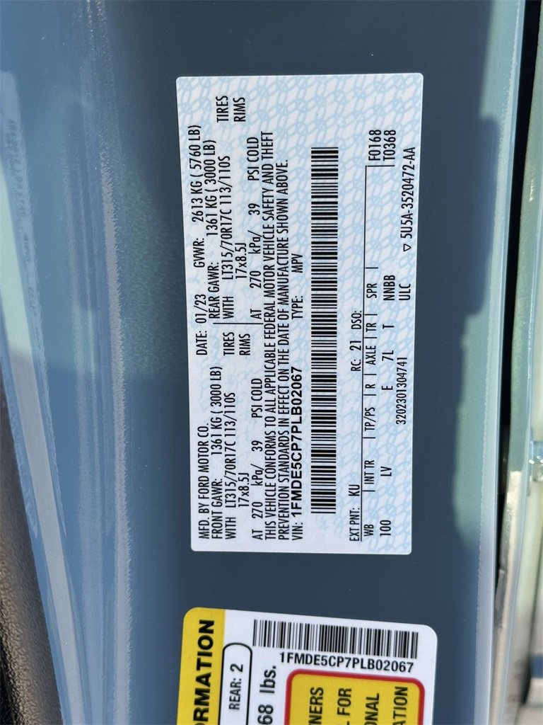 Used 2023 Ford Bronco 2-Door w/ Sasquatch Package image 30