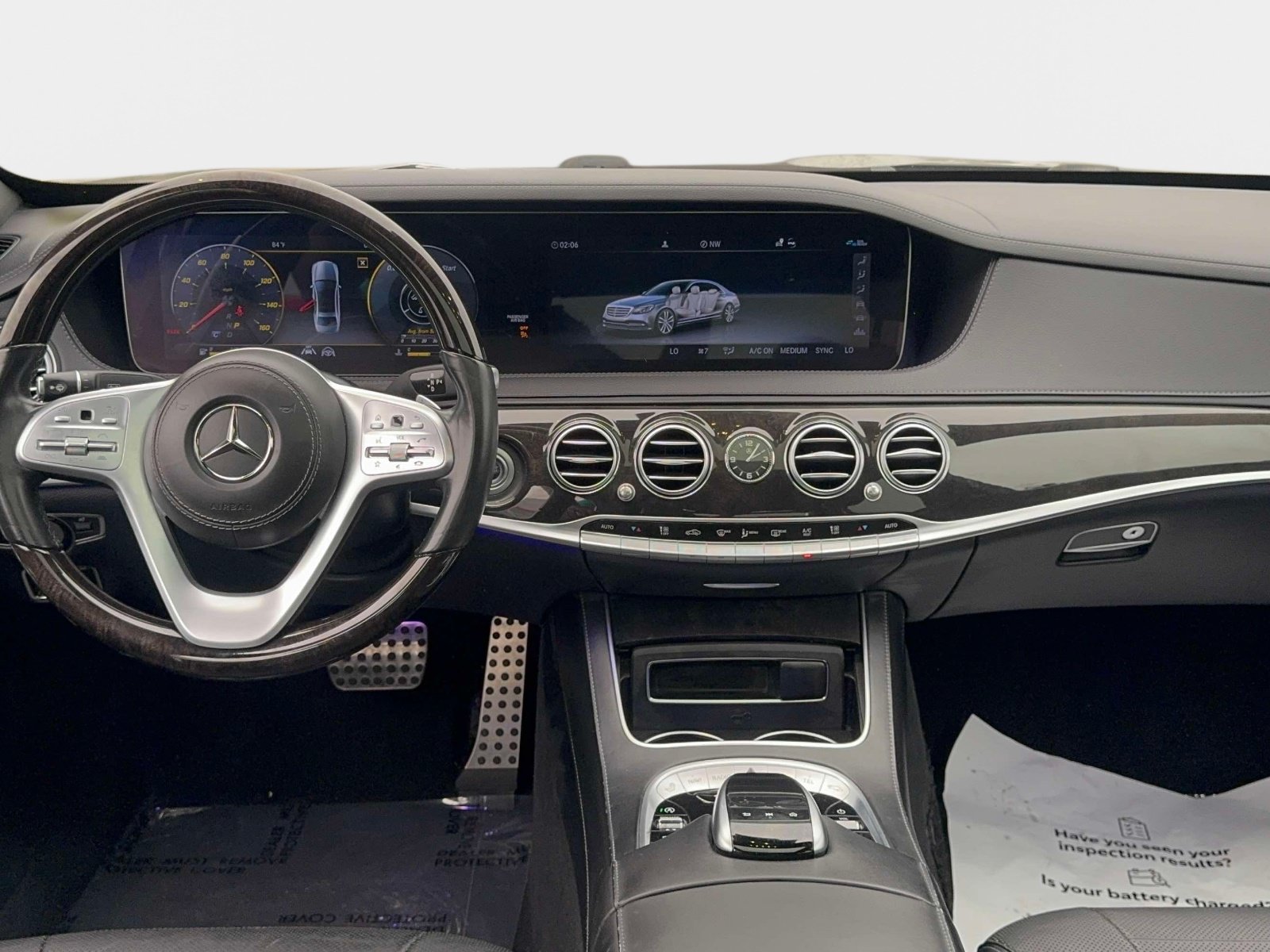 Used 2020 Mercedes-Benz S 450 4MATIC Sedan w/ AMG Line Exterior image 12