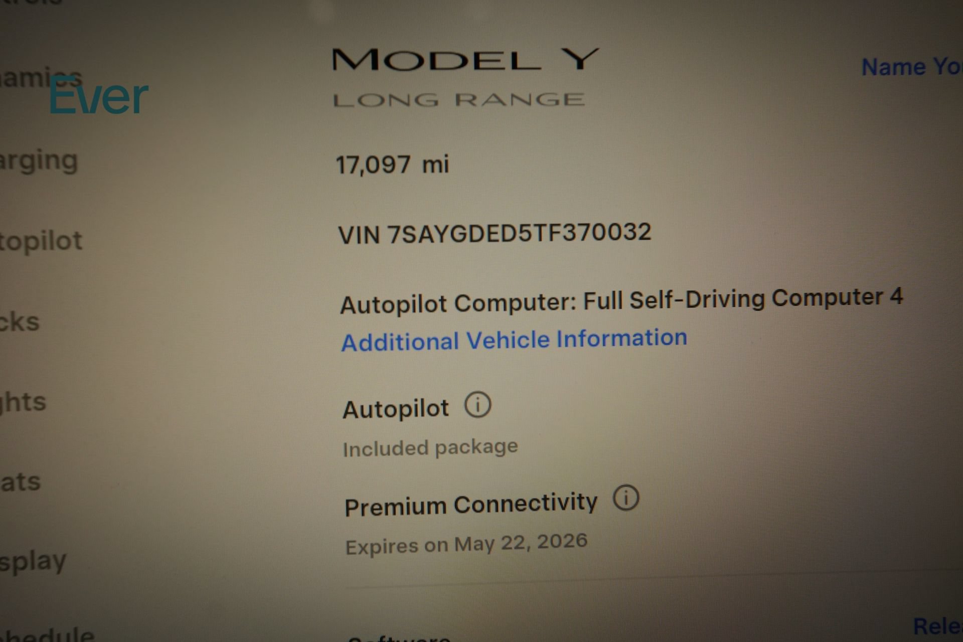 Used 2026 Tesla Model Y Long Range RWD image 7