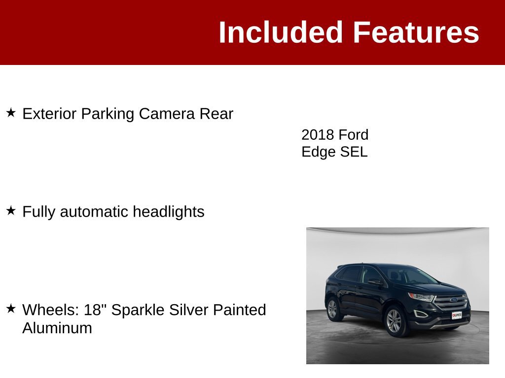 Used 2018 Ford Edge SEL FWD image 4